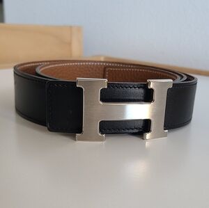 Hermes reversible leather strap original